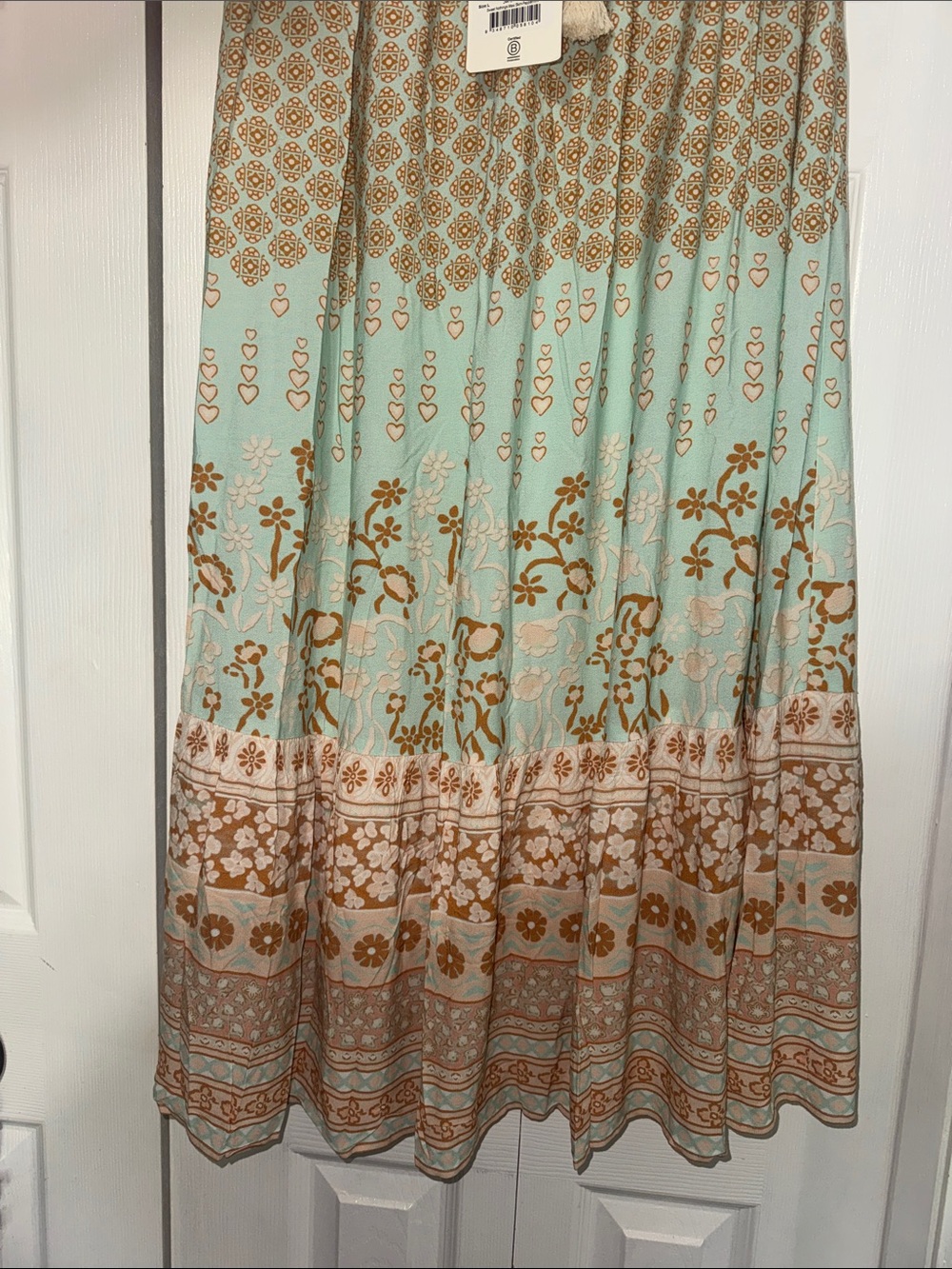 NWT Spell sweet, nothings peppermint maxi skirt boho festival $269 - Picture 4 of 5